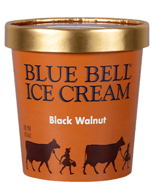 Blue Bell Black Walnut Ice Cream in pint