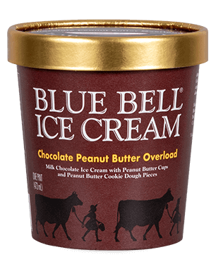 Blue Bell Chocolate Peanut Butter Overload in pint