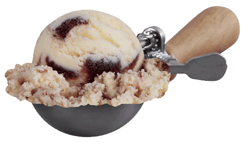 Scoop of Southern Blackberry Cobbler