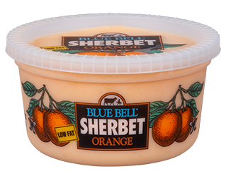Blue Bell Orange Sherbet in quart